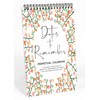 Inkdotpot Floral Perpetual Calendar, Important Dates to Remember- 6x9 Monthly