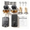 Keyless Entry Door Lock with 2 Knobs, Electronic Backlit Keypad