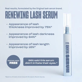 BABE ORIGINAL Renewing Lash Serum – Peptide-Infused Eyelash Serum for Fuller, Longer-Looking Natural Lashes, Lash Enhancing Treatment with Nourishing Botanicals, Vegan & Cruelty-Free Gentle Formula