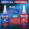 Thread Locker Blue and Red, Medium and Strong Strength Thread