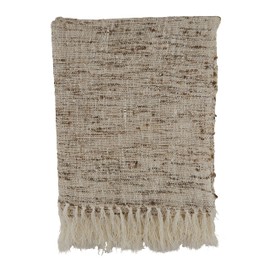 SARO LIFESTYLE Textured Throw Blanket