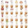 48Pcs Farm Animal Cupcake Toppers Farm Birthday Party Decoration Farm