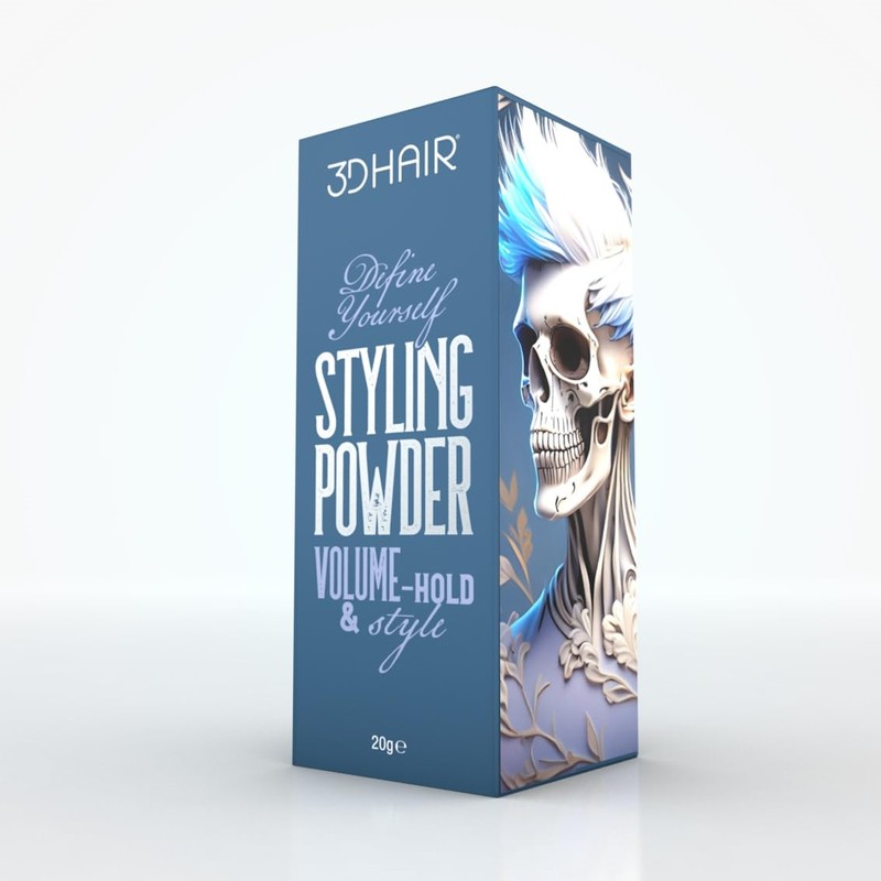 3D Hair Styling Powder Volumising Hold, Matte Effect Thickens Hair