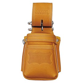 Knicks KGC-201VADX Chain Type Premium Hard Glove Leather Accessory Waist Bag (Caramel)