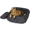 Cat Travel Litter Box Collapsible Portable Cat Litter Box with