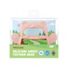 Korean-Made PETINUBE Baby Wrist Teether – Silicone Anti-Drop Teething Toy