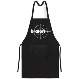 OM3® BRATORT – BBQ Apron – Cult TV Crime Series Parody – BBQ Kitchen Apron with Bum Bag for Adults Unisex, black
