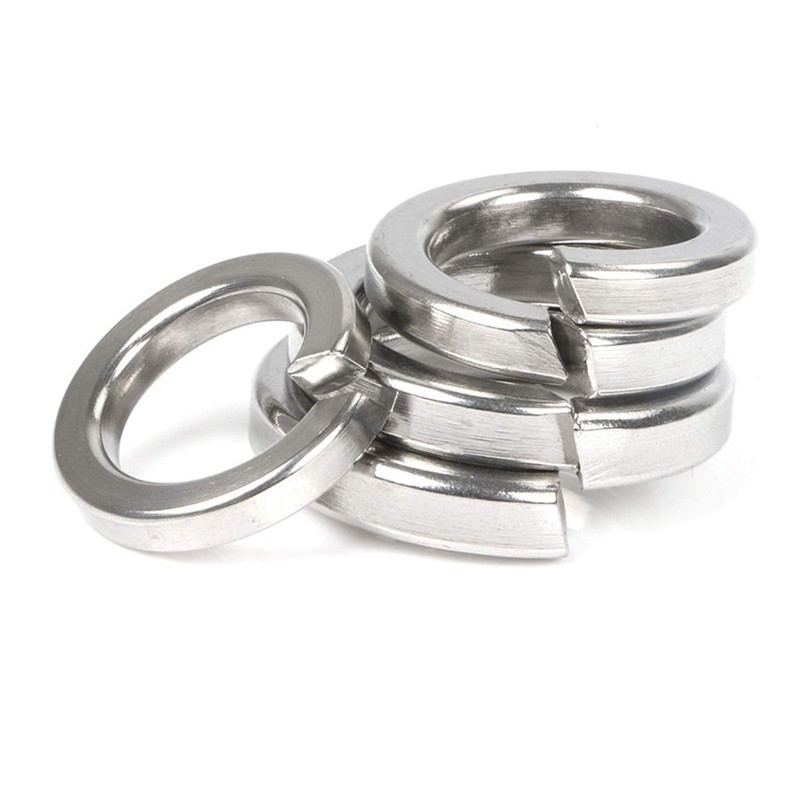 100 Pcs M4 Split Lock Washer Spring Lock Washer, 304