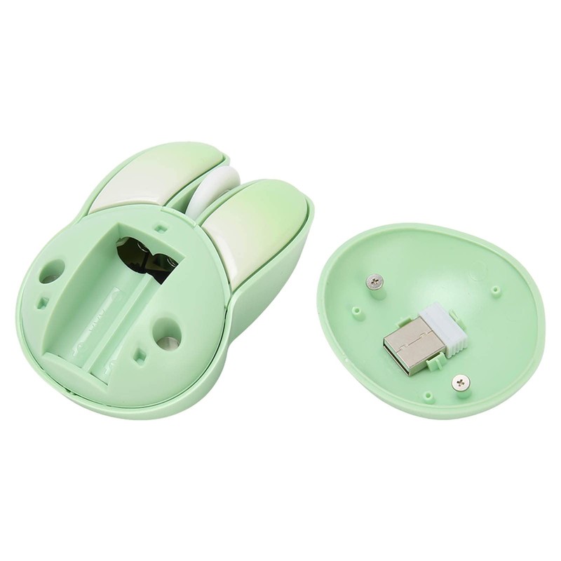 Serounder Cute Bunny Mouse, Cute Rabbit 2.4G Mice, Candy Colors,
