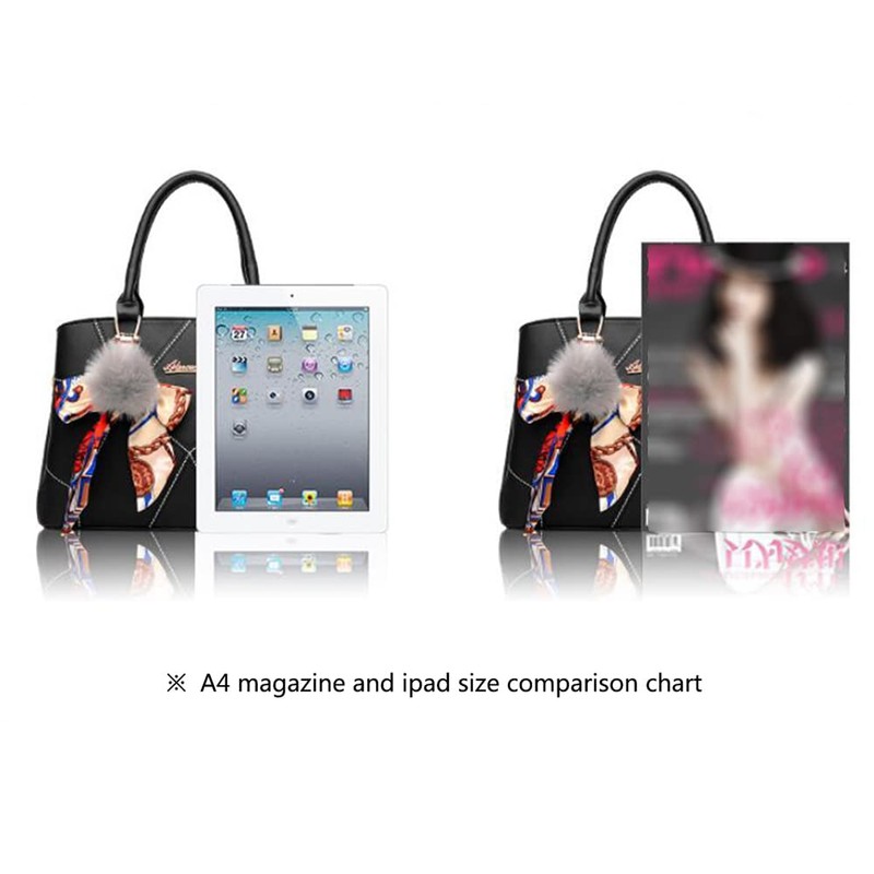 SMALLBLUER Bolsos de piel sintética suave para mujer, con asa