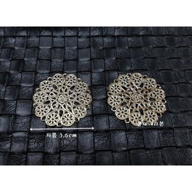 Jeongin - Metal Ornaments for Hanbok / Baessi Hair Ornaments / Wedding Gift Ornaments / Traditional Crafts / 정인-한복용금속장식/배씨머리장식/예단장식/전통공예