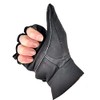 Globaleather Globaleather Classic Fingerless Wheelchair Gloves - Black (X Small)