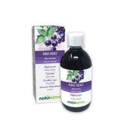 Blackcurrant (Ribes nigrum) Leaves and Fruits Alcohol-Free Mother Tincture Naturalma | Liquid Extract Drops 500 ml | Food Supplement | Vegan