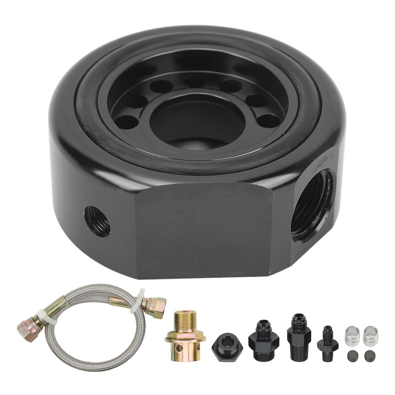 11Pcs VTEC Head Conversion Kit Oil Filter Sandwich Plate Adapter