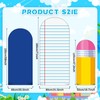 RimCereal Set of 3 Back to School Arch Backdrop Covers,
