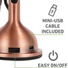 HOLMES 4" Mini Heritage Desk Fan, USB-Powered, Single Speed, 4