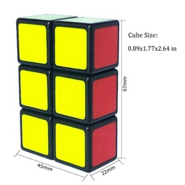 GoodCube 1x2x3 Floopy Cube Black 1x2x3 Speed Cube Puzzle