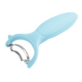 Corn Planer Thresher for Kitchen - Sweet Corn Cutter with Plastic Handle - Stainless Steel Corn Peeler for Corn on the Cob - Magic Corn Planer for Kernel Remover