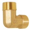 Joywayus 2PCS 3/4"NPT Male x 3/4"NPT Male 90-Degree Elbow Pipe