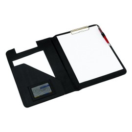Document Folder A4 Black with Integrated Clipboard