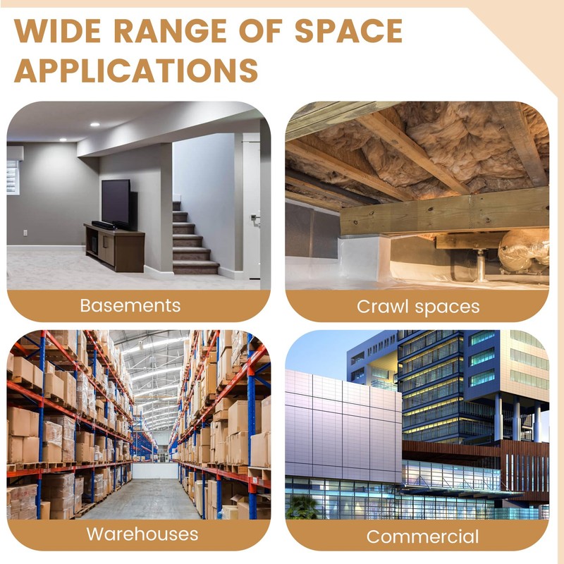 Heavy-Duty Hanging Kit Easily Raises And Lowers Dehumidifier, Helps Reduce