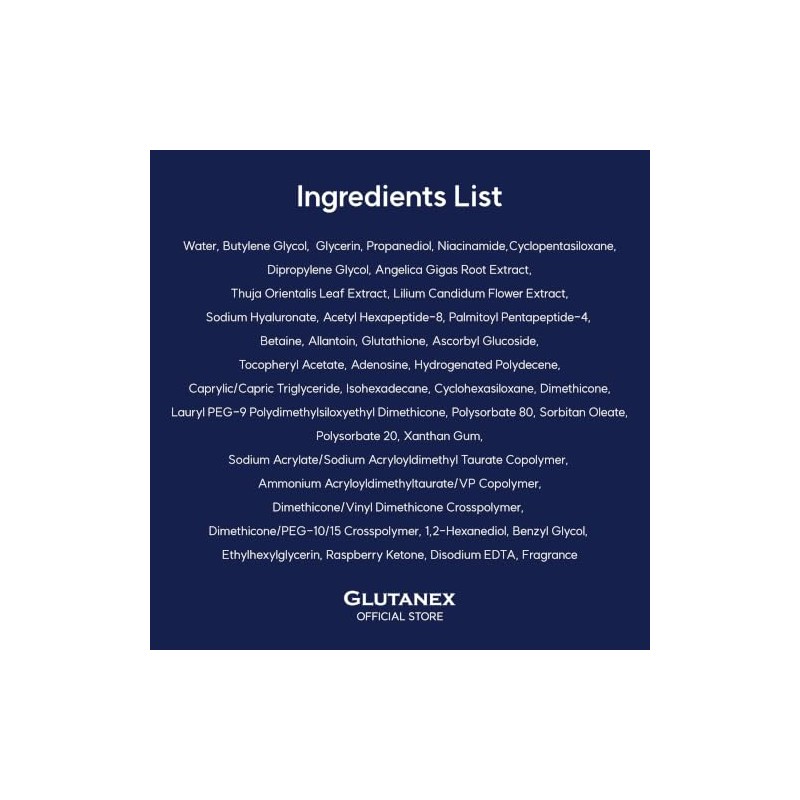 Glutanex™ Night Serum SUERO DE NOCHE/Antioxidación, Firmeza, Elasticidad, Nutrición/De Corea