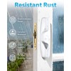Probrico Patio Sliding Door Handle Set with Mortise Lock, Non-Keyed