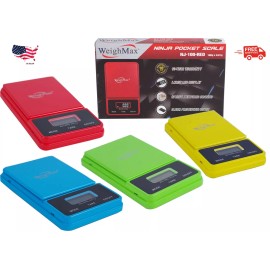 WeighMax Ninja Pocket Scale 100g x 0.01g Assorted Color - Green