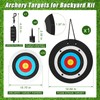 Gemscream 20" Foam Archery Target for Backyard, High-Density Round Archery