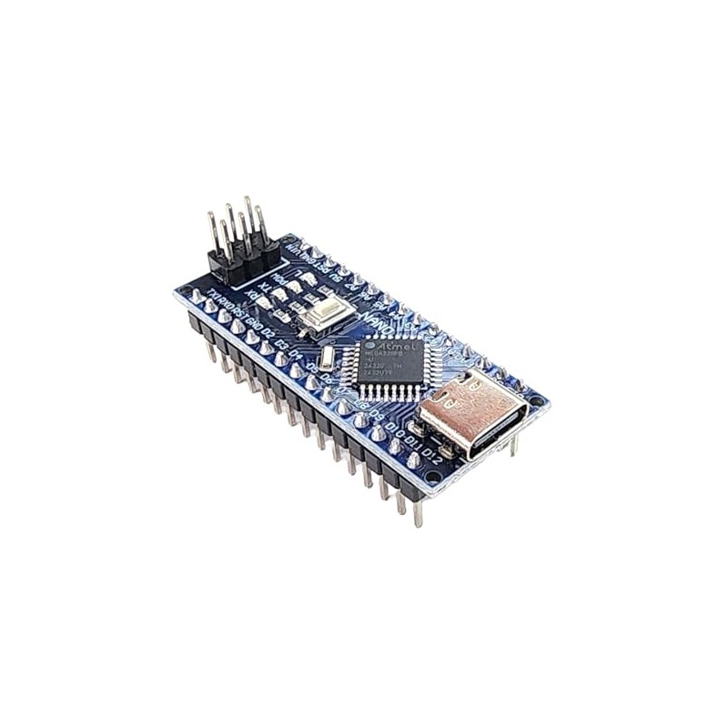 DIYables Compact V3.0 ATMEGA328P Development Board, Compatible with Arduino Nano,