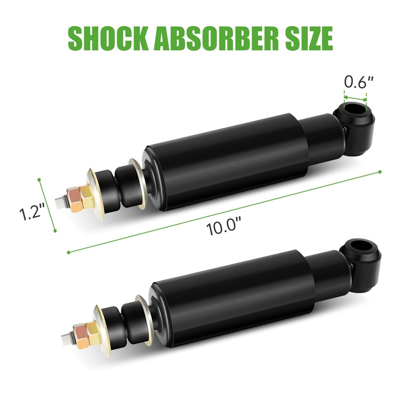 10L0L Golf Cart Rear Shock Absorber Kit Compatible with Club