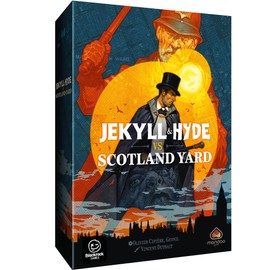 Jekyll & Hyde Versus Scotland Yard - Cooperative Board Game - Board Game for 2 Players - Ages 10+ - Card Game - Duel - Duo - Tactical and Fast - Folding Game Blackrock Games
