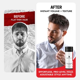 Instant Volume and Texture Hair Styling Powder - Lightweight Volumizing Styling Dust for Men and Women with Passionfruit Oil - Thin Fine Hair Root Lifting Powder, Invisible Matte Finish - 1 oz (30g)