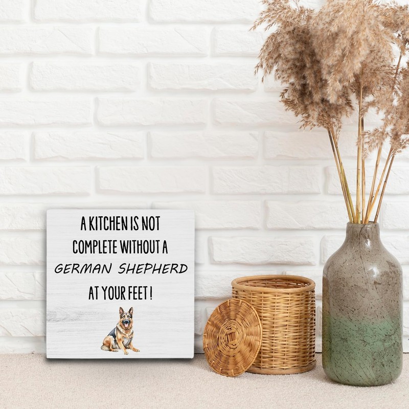 Funny Kitchen Signs - German Shepherd Gifts For Women,German Shepherd