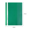 GUOKOFF A4 Project Folder (Green, Pack of 12) Plastic Report