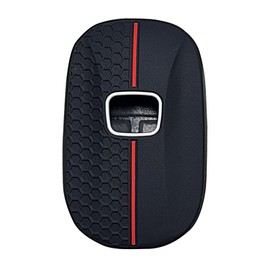 Key Fob Cover for HRV CRV: 4 Buttons Silicone Remote Case Protector Fit for Honda Civic CRV CRV Hybrid HRV 2022 2023 2024 KR5TP4 Black