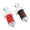 2PCS 112mm Rear Shock Absorber Aluminum Alloy Red Black for