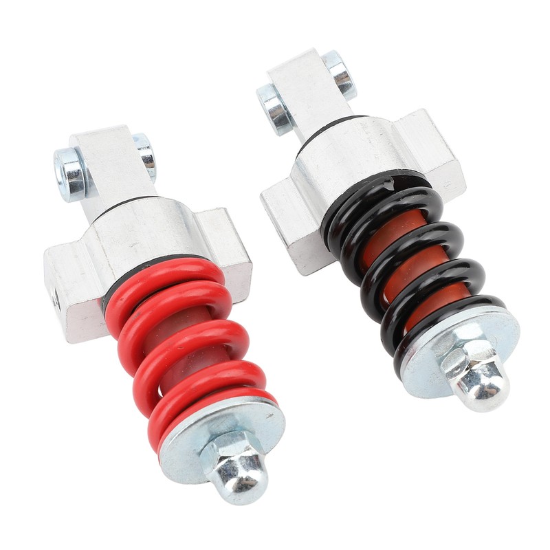 2PCS 112mm Rear Shock Absorber Aluminum Alloy Red Black for