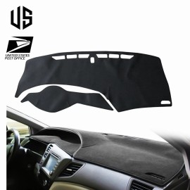 For 2012 HONDA CIVIC Leather Car Dashboard Cover Dashmat Non-Slip Dash pad