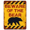 Print Crafted - Beware Of The Bear | Vintage Metal