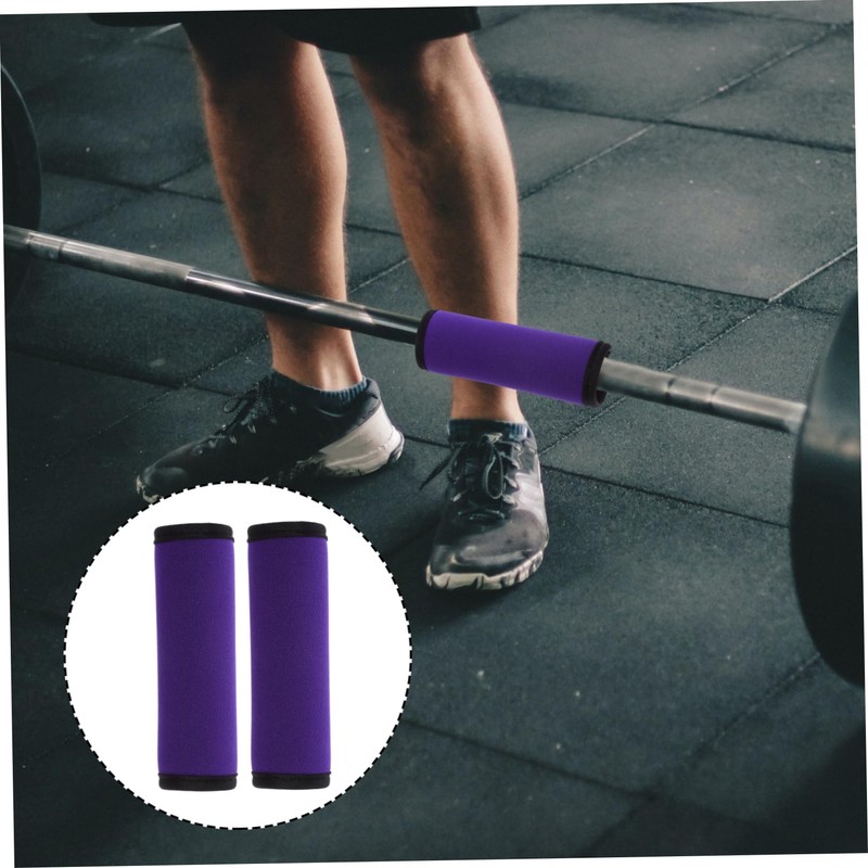 BESPORTBLE 2pcs Barbell Pad Hip Thrust Nonskid Protective Cover Polyester