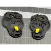 UsaStandard Angry Gorilla Yellow Eye Car Truck Emblem Badge Matte