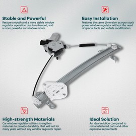 FINDAUTO Power Window Regulator Front Left Driver Side fit for 2010-2014 for Subaru Legacy,2010-2014 for Subaru Outback 751-344 Window Regulator and Motor Assembly with Motor