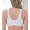 Bestform Women's 5006014 Comfortable Unlined Wireless Cotton Stretch Sports Bra