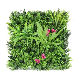 Goleray Greenery Wall Panel 20"x20" Artificial Grass Wall 3D Boxwood Panels- 1Pack Green Backdrop Faux Ivy Fence Privacy Topiary Fake Hedge Plant Wall Décor for Outdoor Indoor, 12Mixed