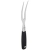 Mercer Culinary Genesis 6" Forged Carving Fork, Steel/Black