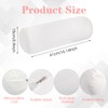 FdcZeyxior 2 PCS Neck Roll Pillow Cover with Zipper, Round