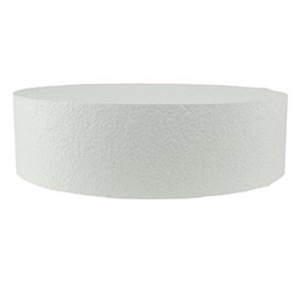 Oasis Supply Dummy Round Cake, 6" x 2", White