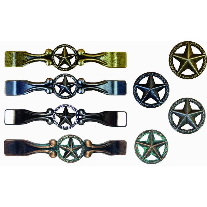 Barbwire and Star Handle in Copper Patina