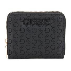 GUESS Factory Bowie Debossed Zip-Around Wallet